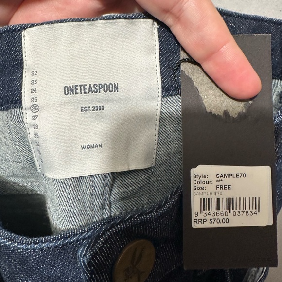 NWT One Teaspoon Super High Waist Freebirds II - size 26 - Picture 5 of 5